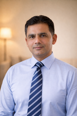 Portrait of Imran Ahmed, Associate.